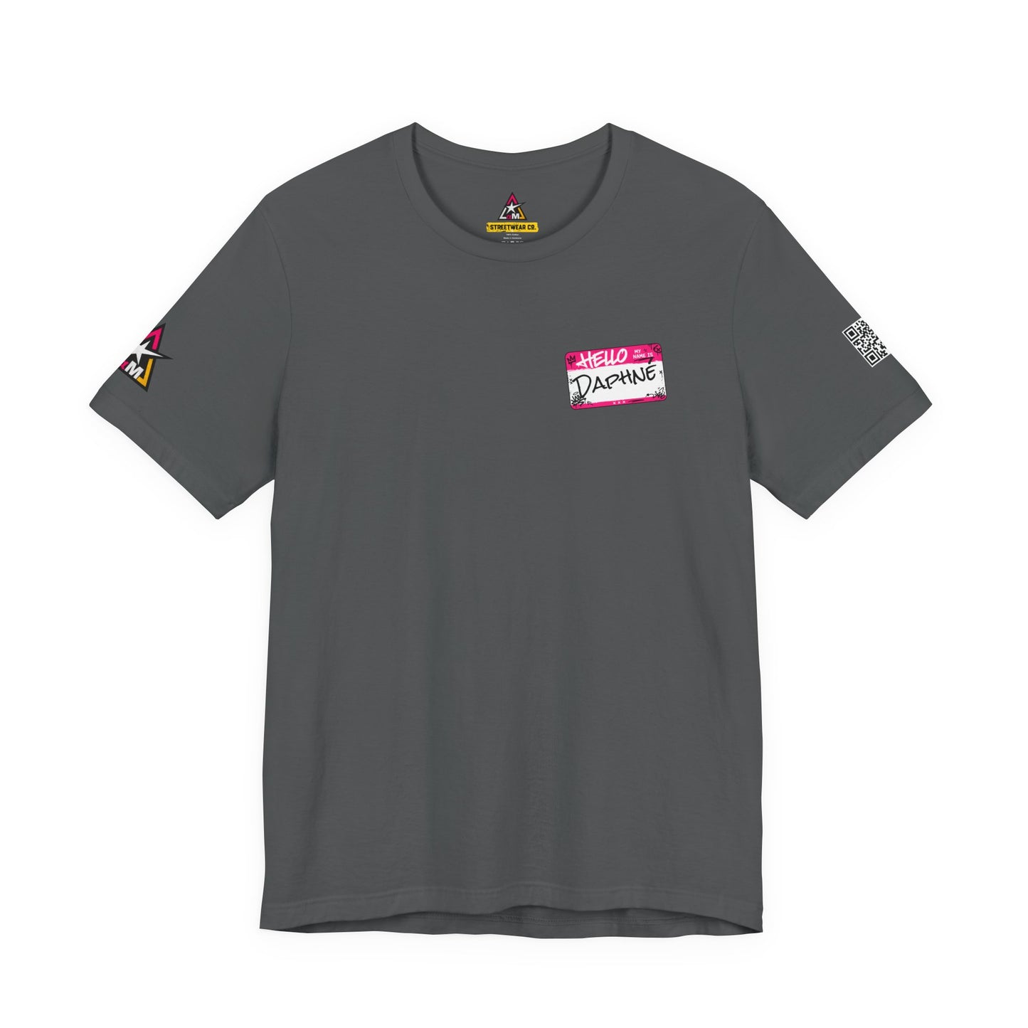 Custom Name Tag – Personalized Streetwear Graphic Tee