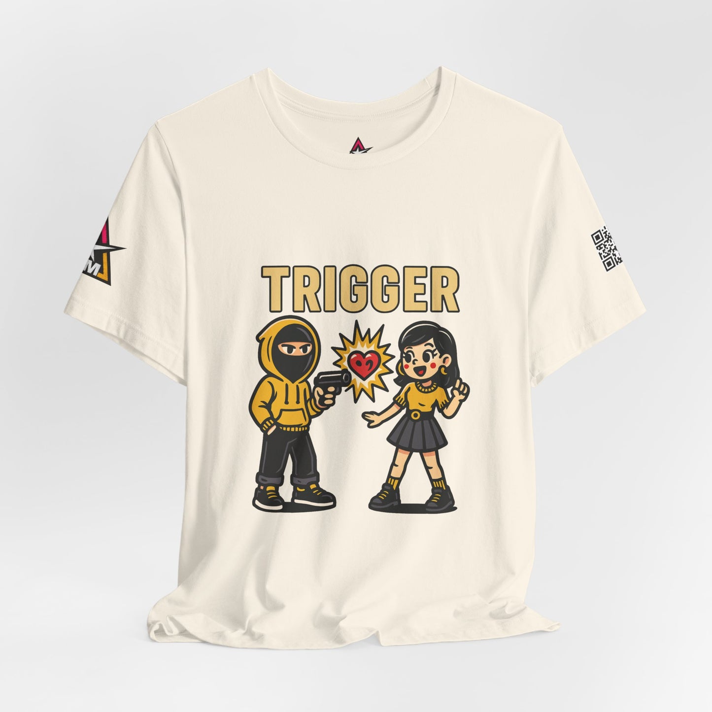 Trigger Graphic T-Shirt | Funny Dating Tee | Toxic Love Streetwear  TRIGGER