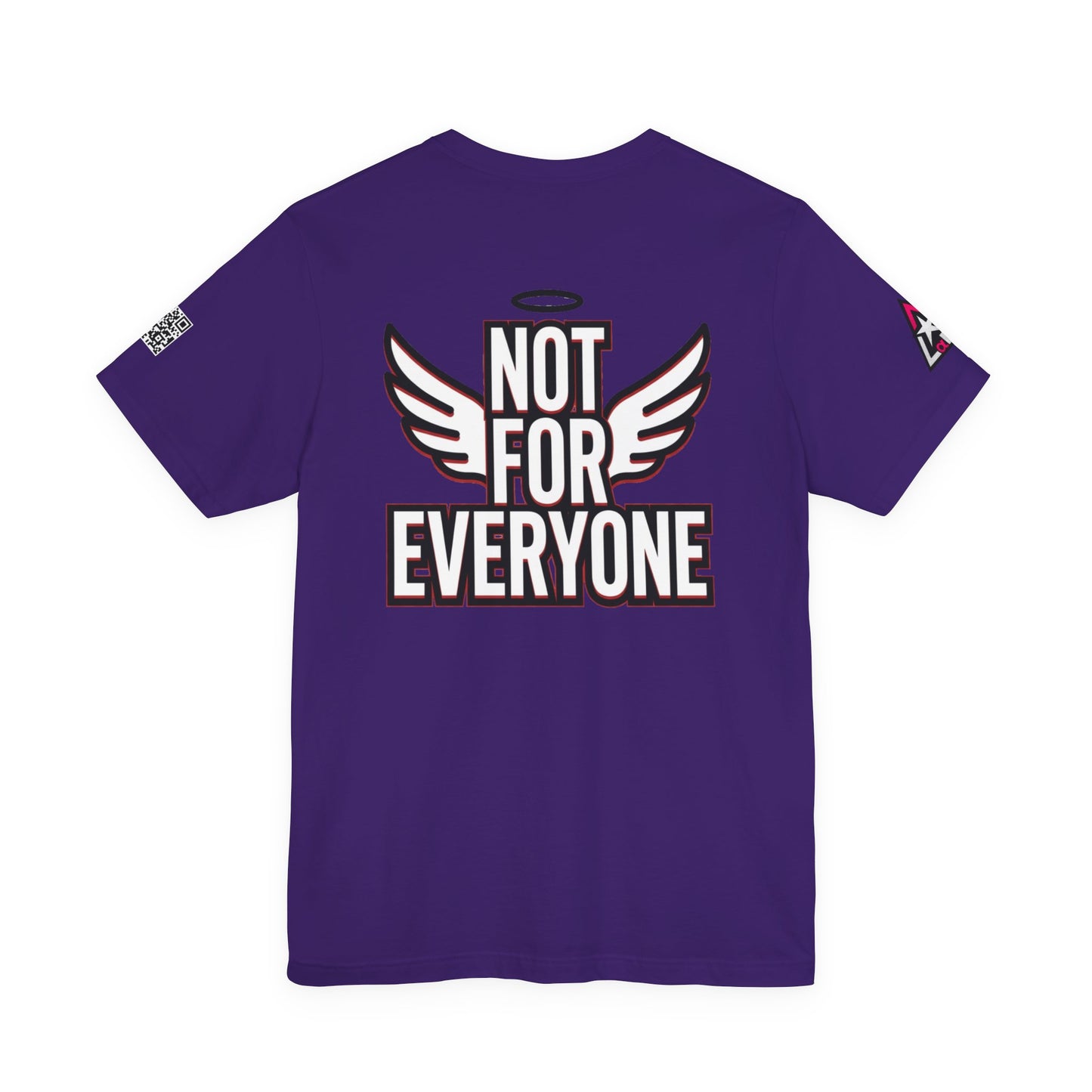 NOT FOR EVERYONE Graphic T-Shirt | Angel Wings Statement Tee | Bold Streetwear Shirt | Unisex Graphic Tee