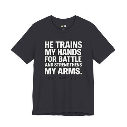 Battle-Ready Strength – Unisex Streetwear Graphic Tee