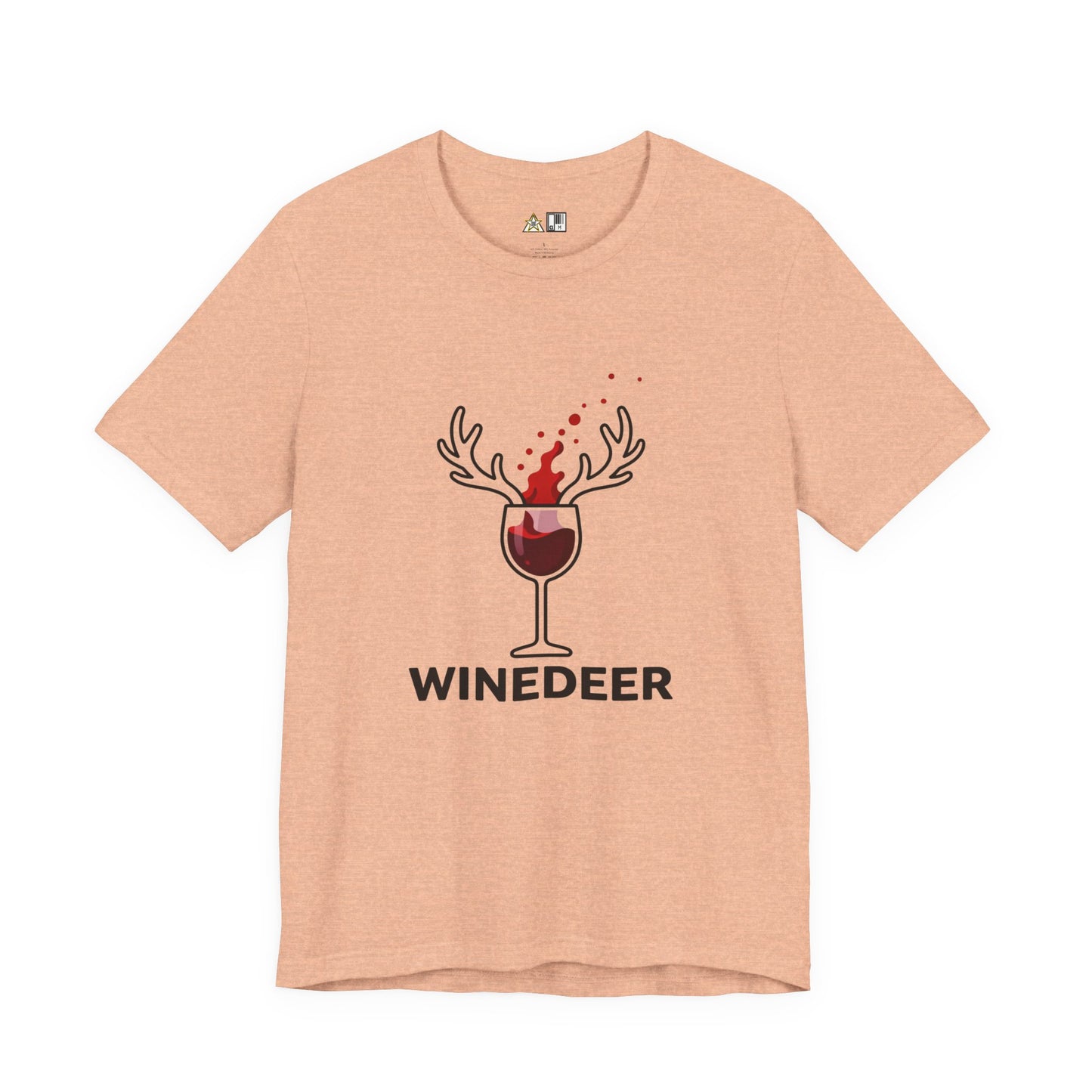 Wine Deer Authority – Unisex Bold Graphic Streetwear Tee