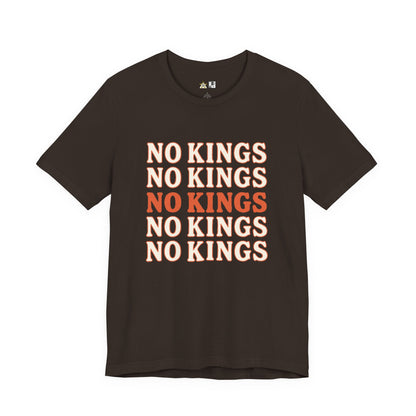No Kings Pattern Dominance – Unisex Streetwear Graphic Tee
