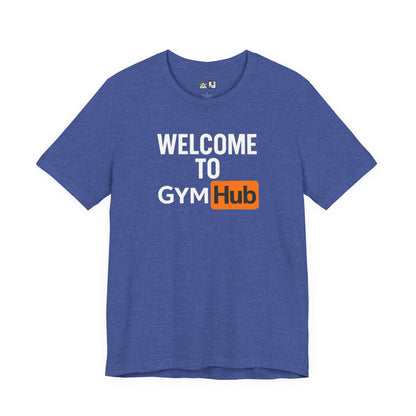 Welcome Gym Hub Obsession Tee – Unisex Streetwear Graphic Tee