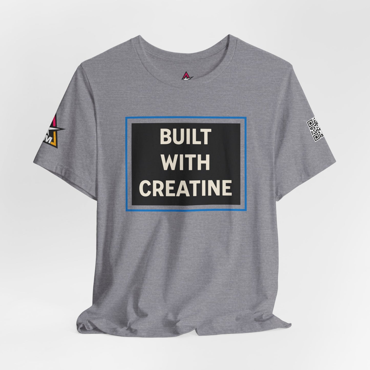 Built With Creatine Graphic T-Shirt | Gym Streetwear Tee | Bodybuilding & Fitness Shirt