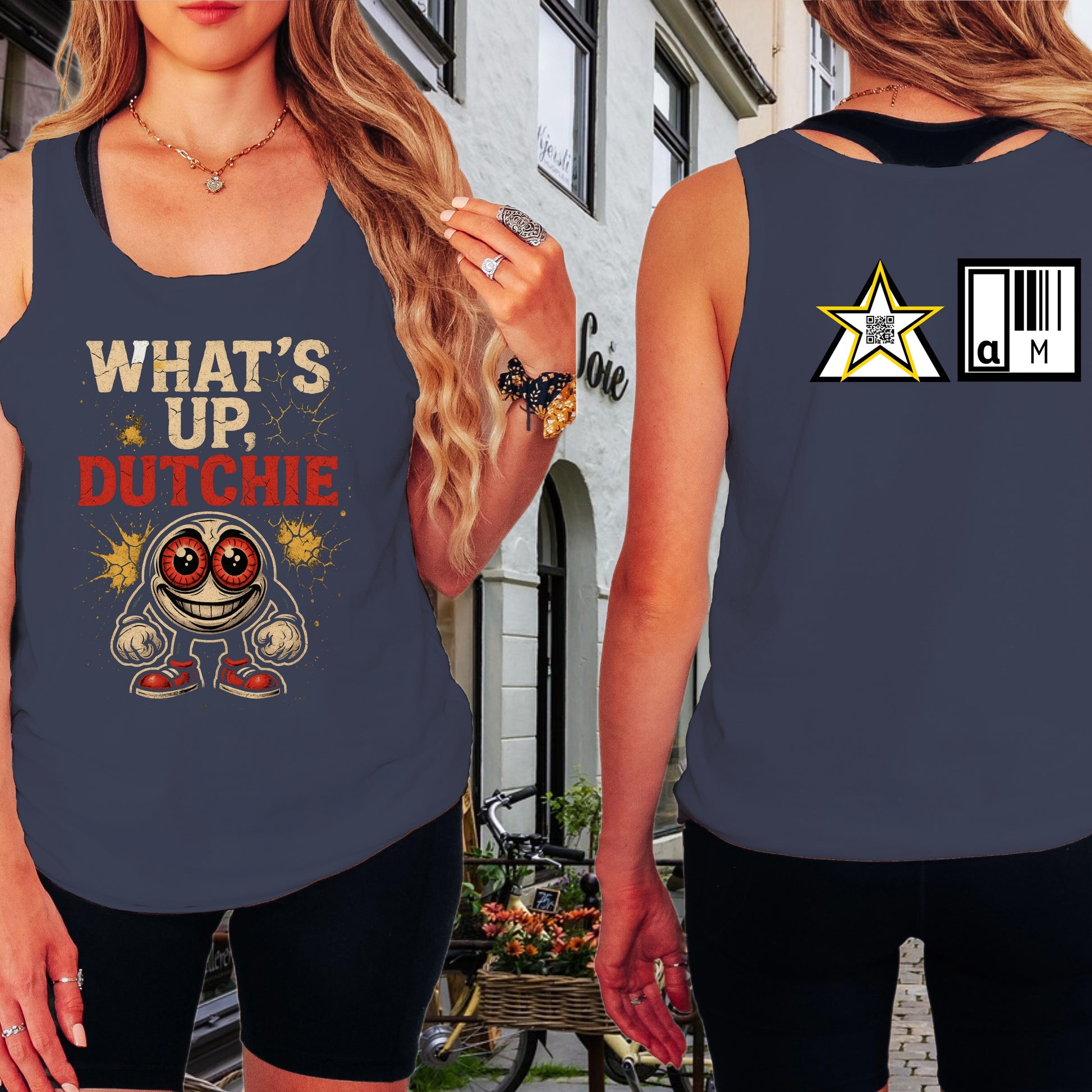 What's Up Dutchie Unique Graphic Design Tank product