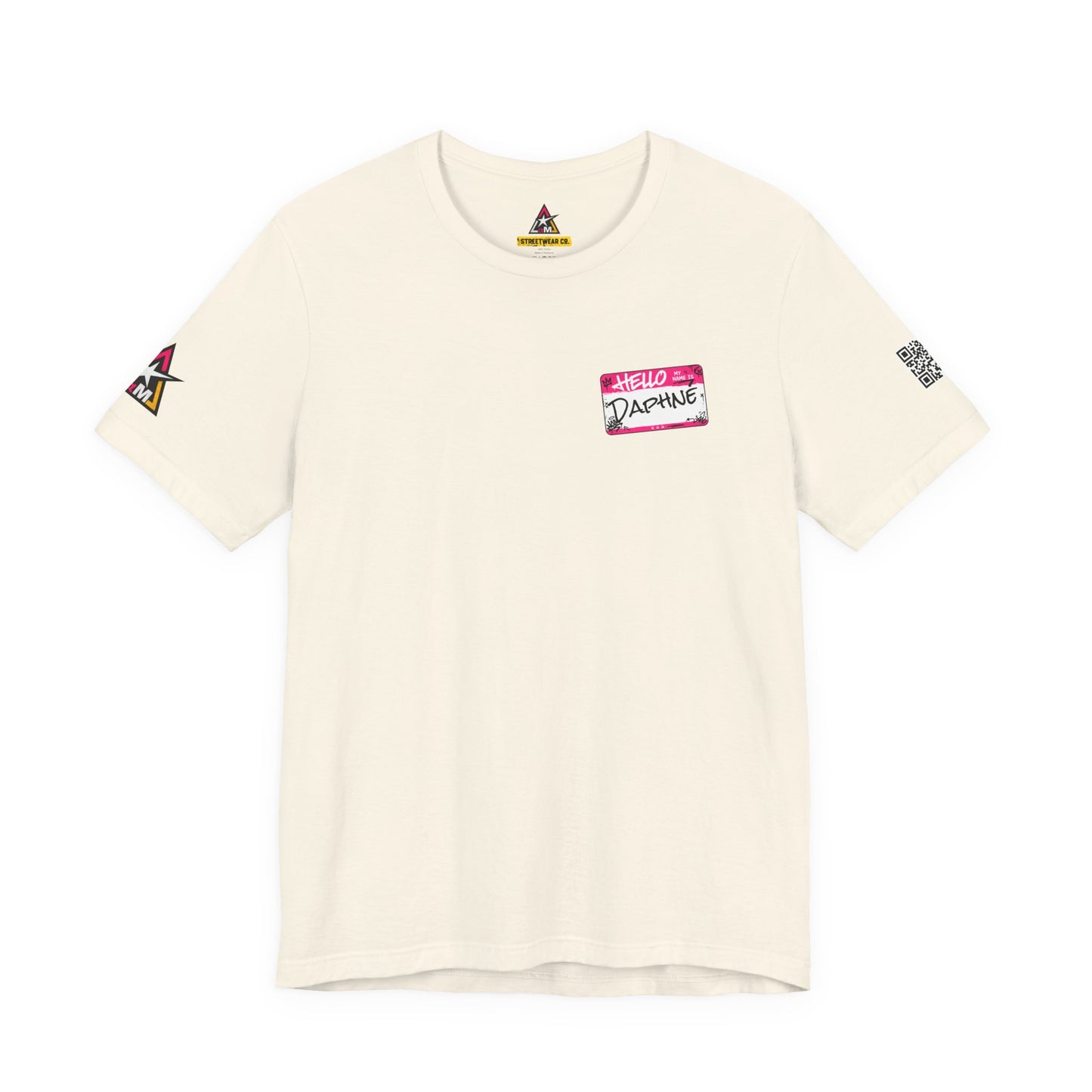 Custom Name Tag – Personalized Streetwear Graphic Tee