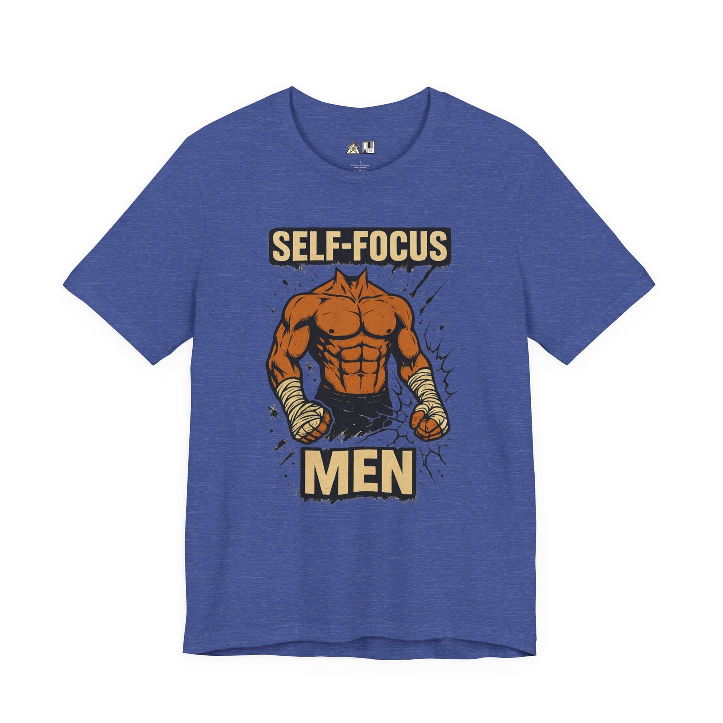 Fighter Self-Focus Men Muscle Power – Unisex Streetwear Graphic Tee