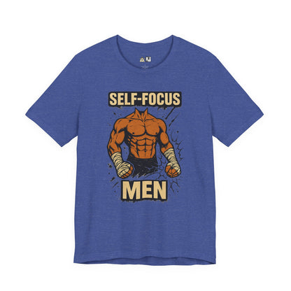 Fighter Self-Focus Men Muscle Power – Unisex Streetwear Graphic Tee