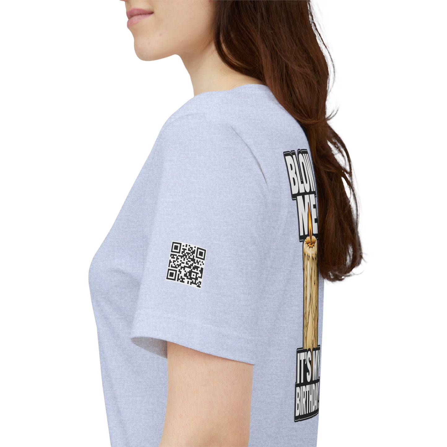 Blow Me, It’s My Birthday – Funny Birthday Candle Graphic Tee