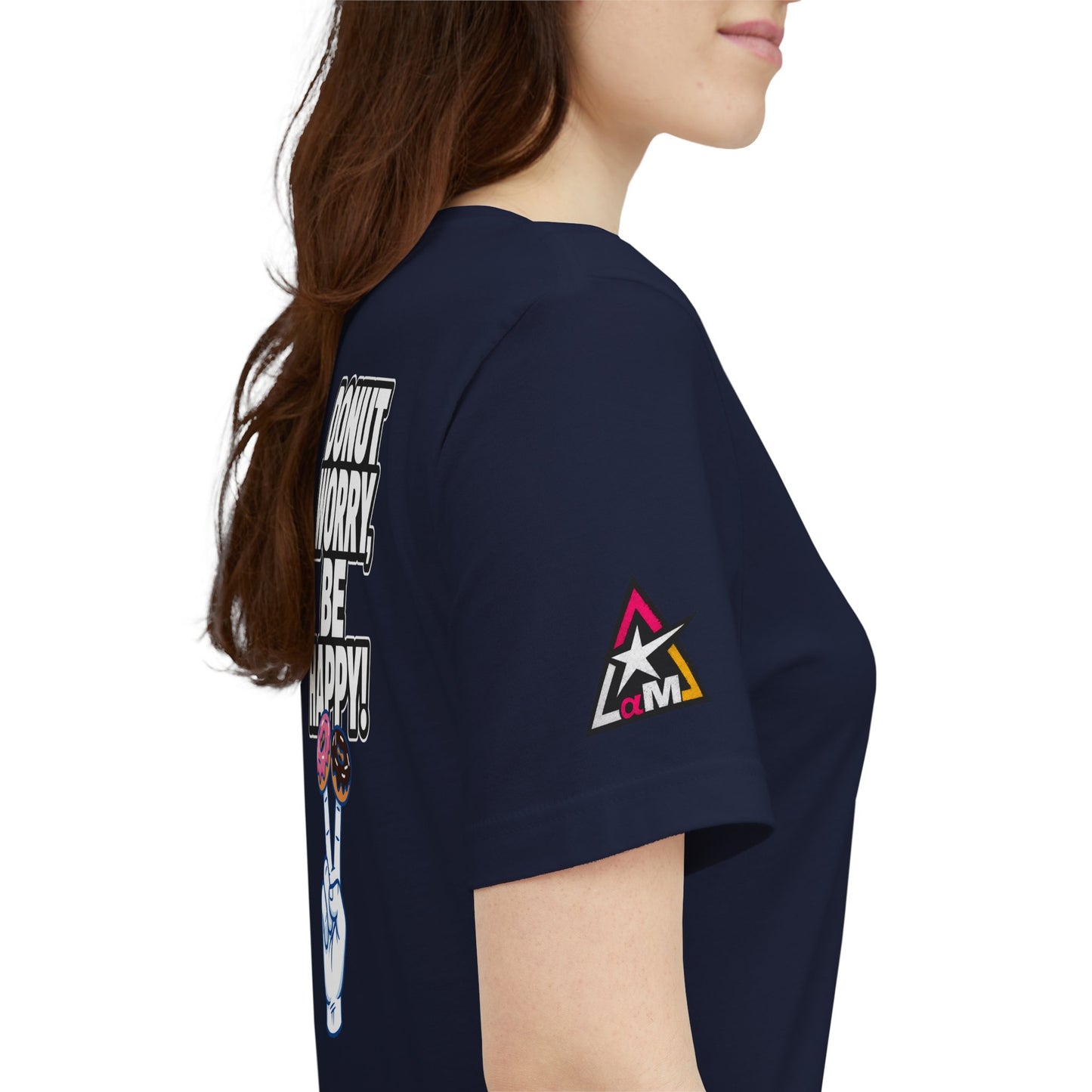 Donut Worry, Be Happy – Funny Donut Graphic Tee