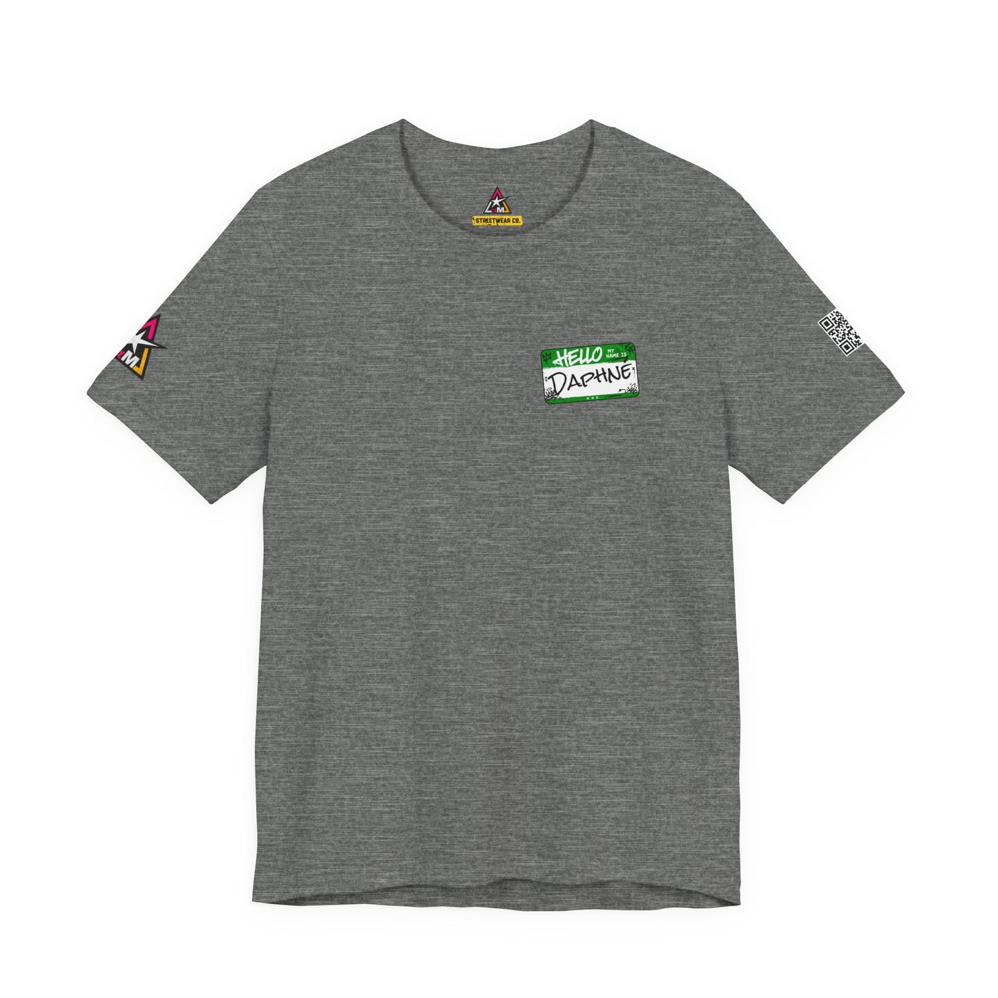 Custom Name Tag – Personalized Streetwear Graphic Tee
