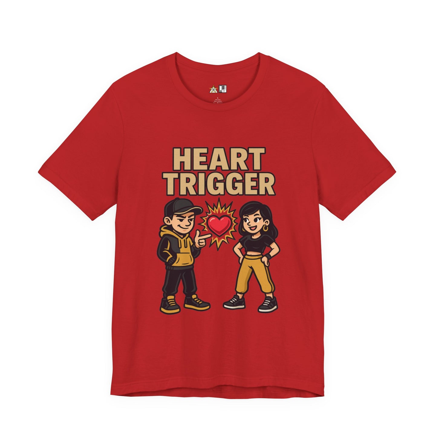 Heart Trigger – Unisex Streetwear Graphic Tee