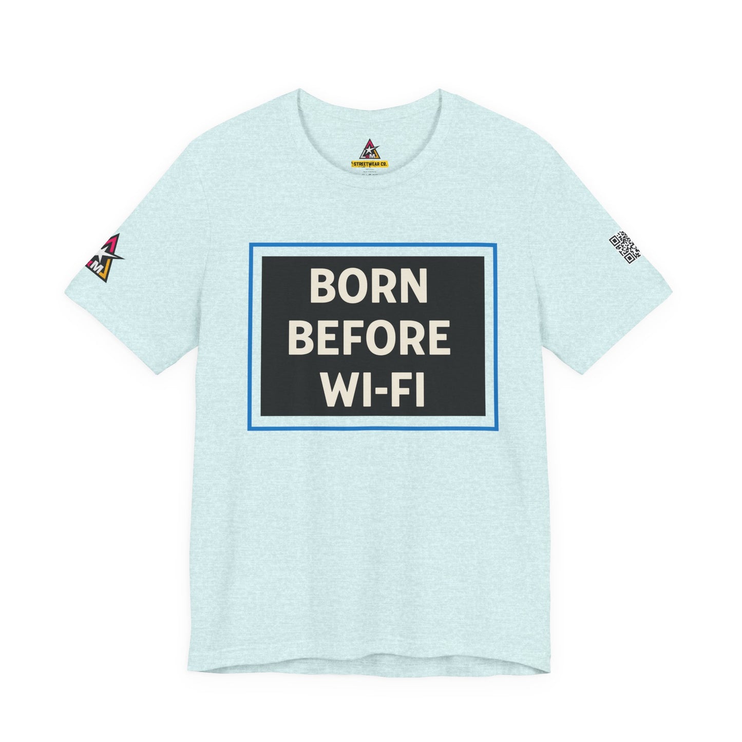 BORN BEFORE WI-FI | Funny Retro Graphic Tee | Gen X & Millennial Streetwear