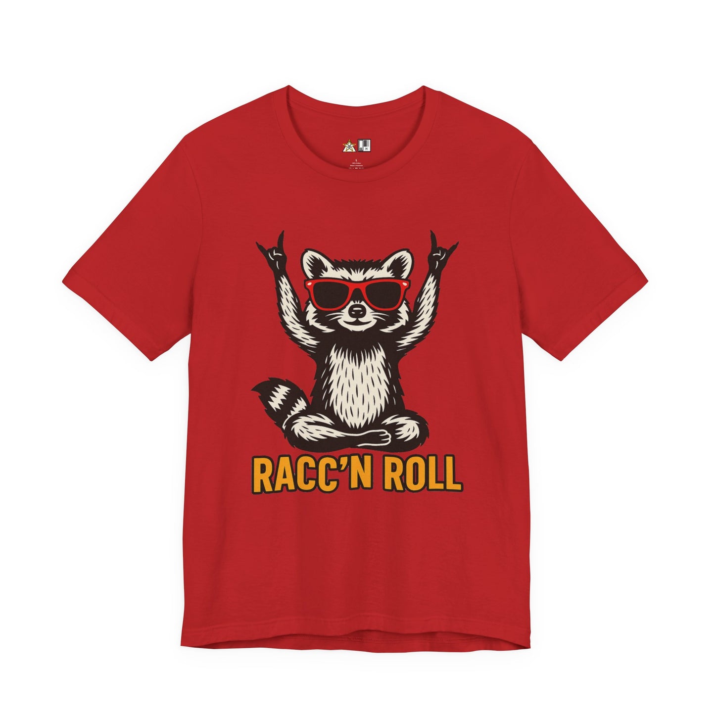Racc’n Roll Attitude Tee – Unisex Streetwear Graphic Tee