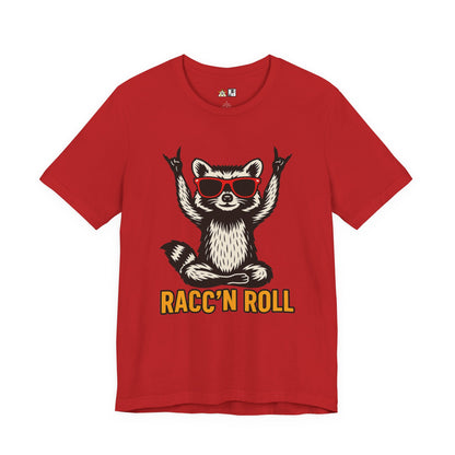 Racc’n Roll Attitude Tee – Unisex Streetwear Graphic Tee