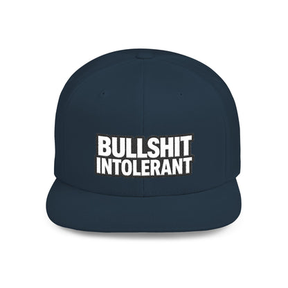 Bullshit Intolerant – Funny Sarcastic Streetwear Snapback