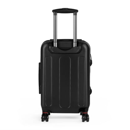 AlphaMens Streetwear Logo Carry-On Suitcase | Hard Shell Spinner Luggage | Travel Cabin Suitcase