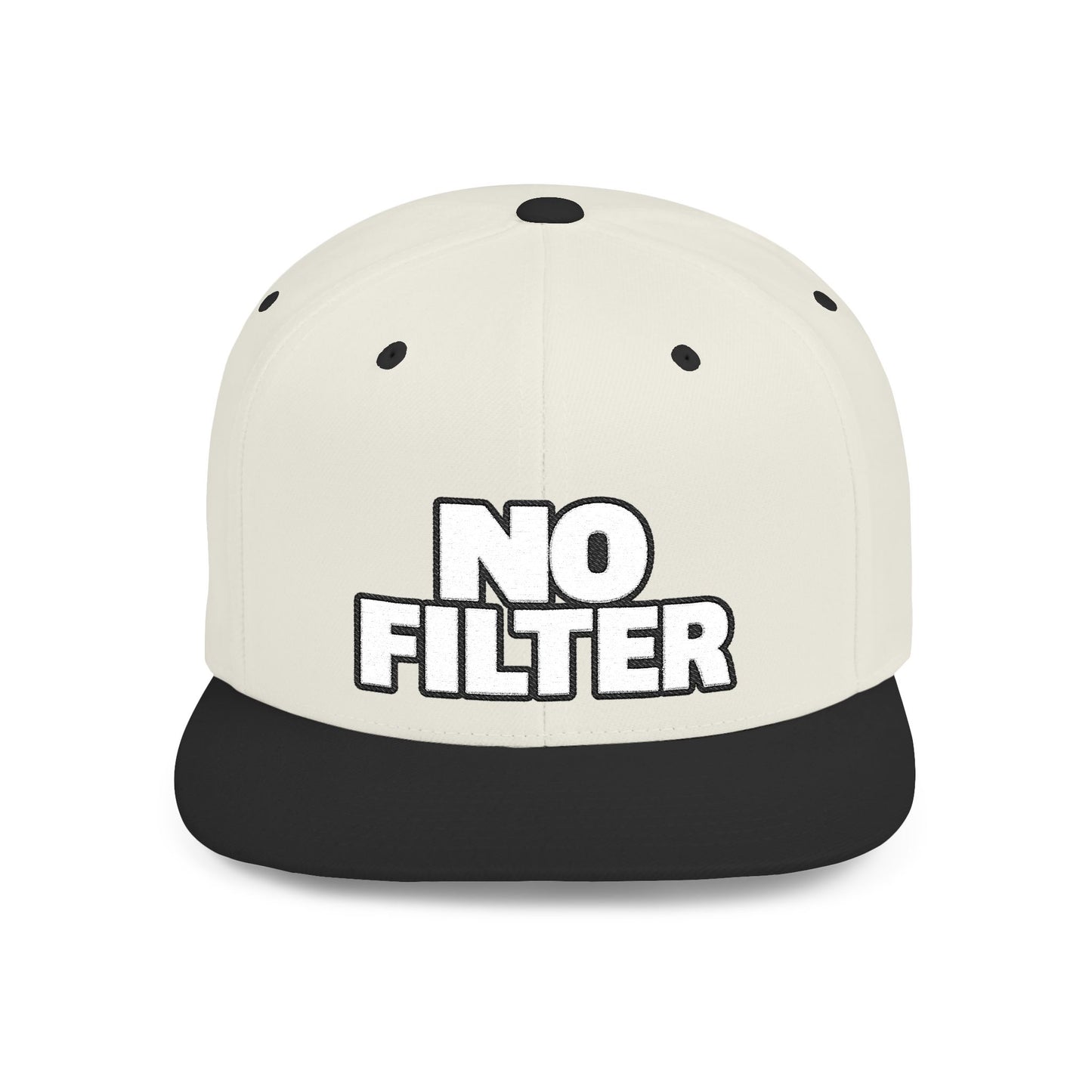 No Filter – Bold Sarcastic Streetwear Snapback