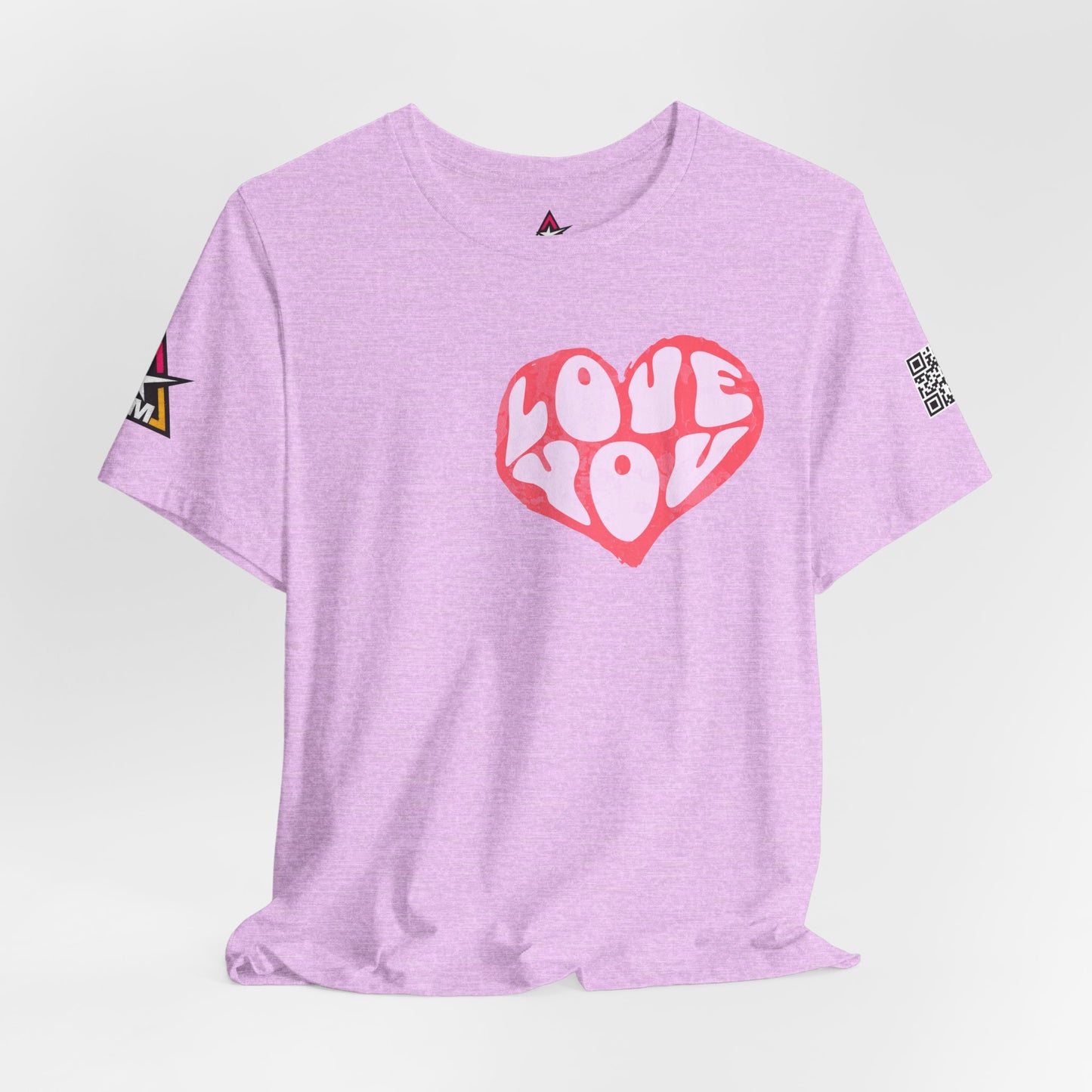 Love You Graphic T-Shirt | Heart Graphic Tee | Cute Retro Streetwear Shirt