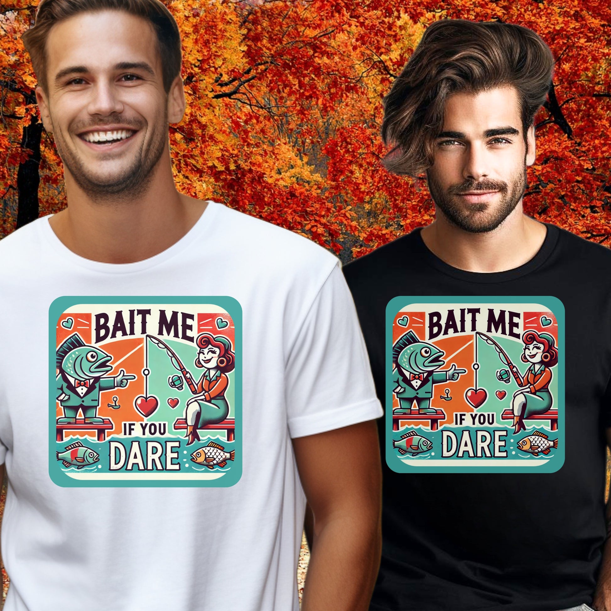 Bait Me If You Dare Graphic Fishing T-shirt product