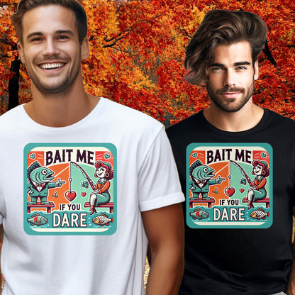 Bait Me If You Dare Graphic Fishing T-shirt product