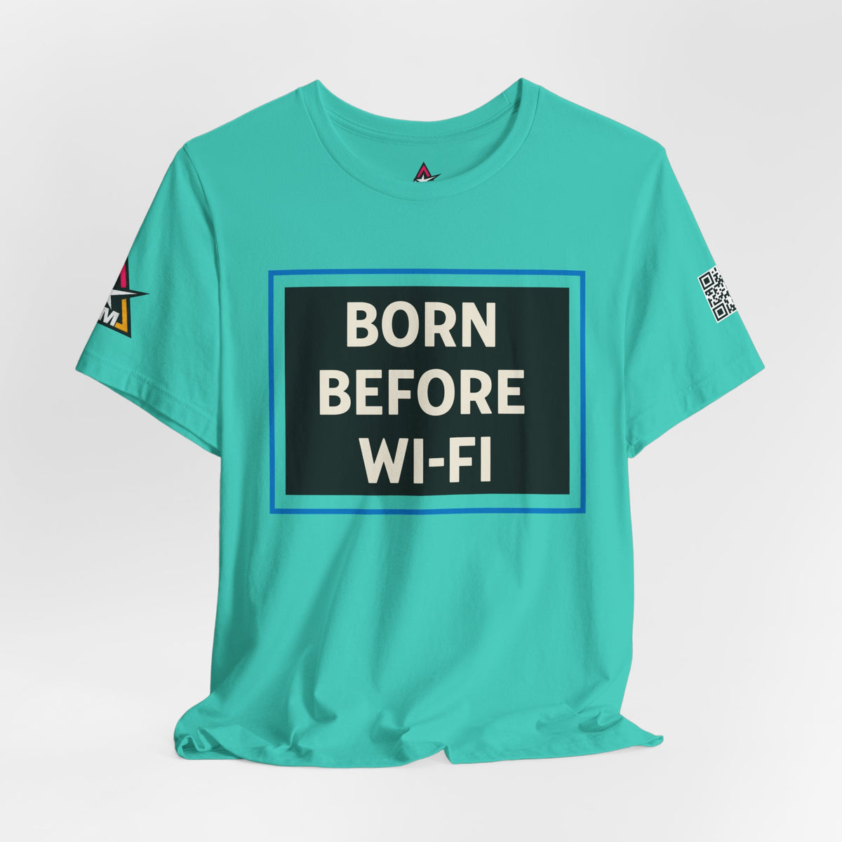 BORN BEFORE WI-FI | Funny Retro Graphic Tee | Gen X & Millennial Streetwear