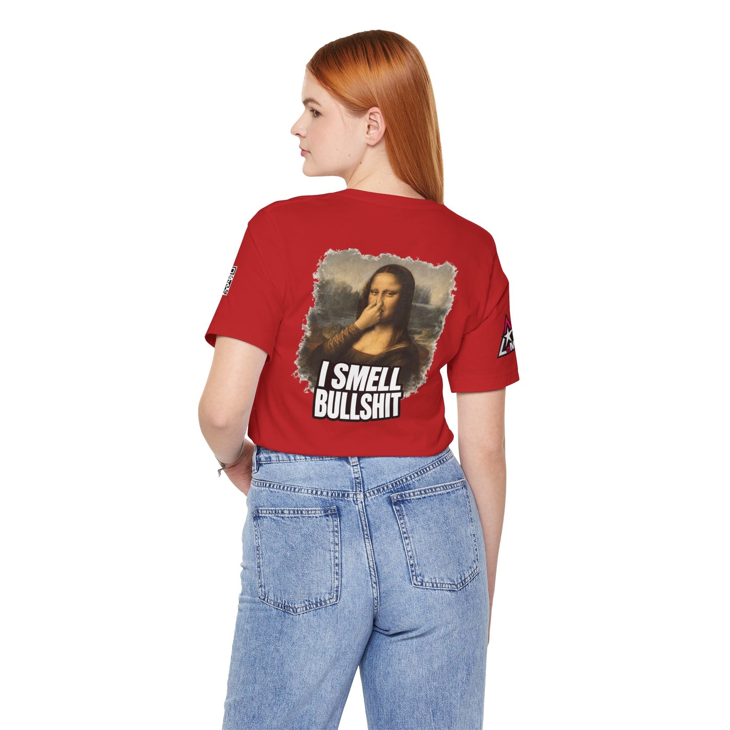 I Smell Bullshit – Funny Mona Lisa Parody Graphic Tee