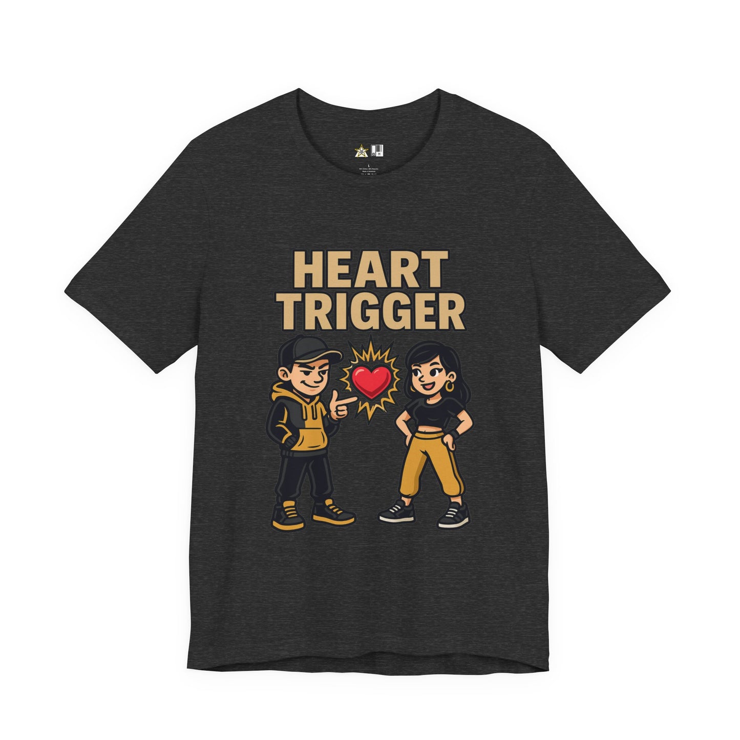 Heart Trigger – Unisex Streetwear Graphic Tee