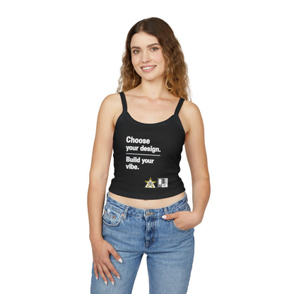 Custom Alpha Spaghetti Tank Choose Your Design Build Your Vibe.