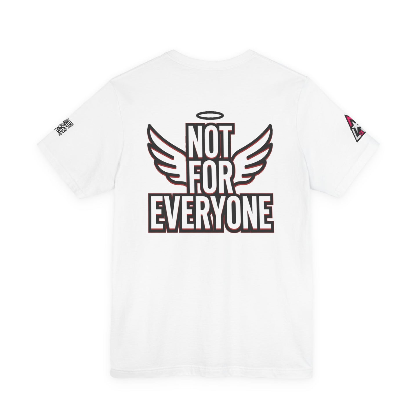 NOT FOR EVERYONE Graphic T-Shirt | Angel Wings Statement Tee | Bold Streetwear Shirt | Unisex Graphic Tee