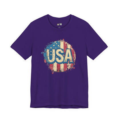 USA Raw Spirit – Unisex Patriotic Streetwear Tee