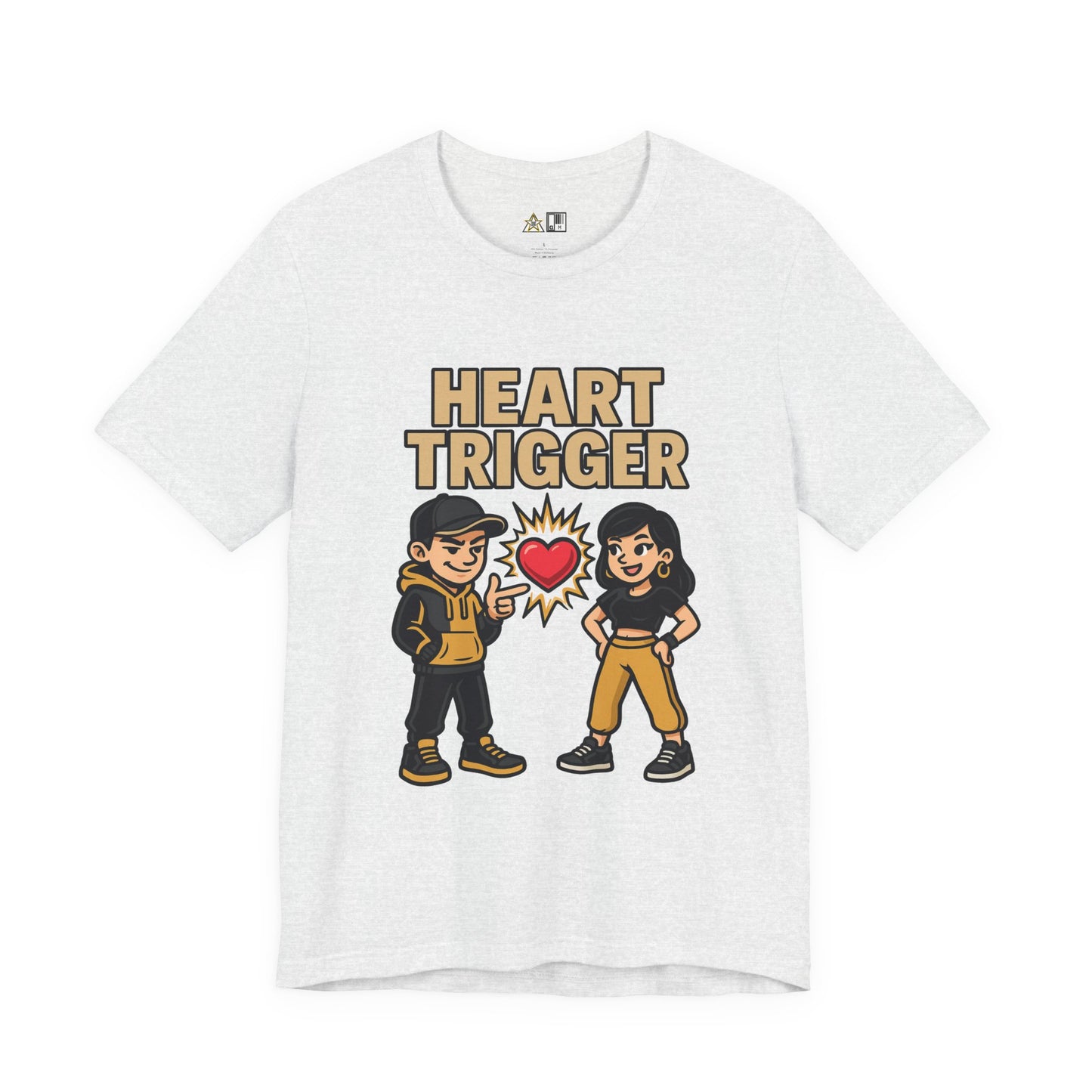Heart Trigger – Unisex Streetwear Graphic Tee