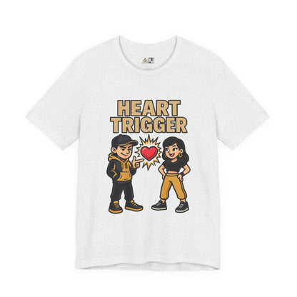 Heart Trigger – Unisex Streetwear Graphic Tee