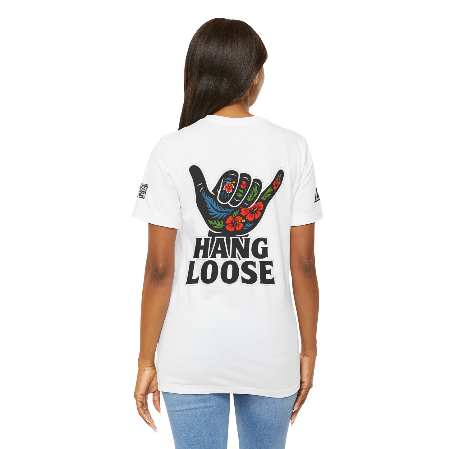 Hang Loose Graphic T-Shirt | Shaka Hand Tee | Tropical Surf Streetwear