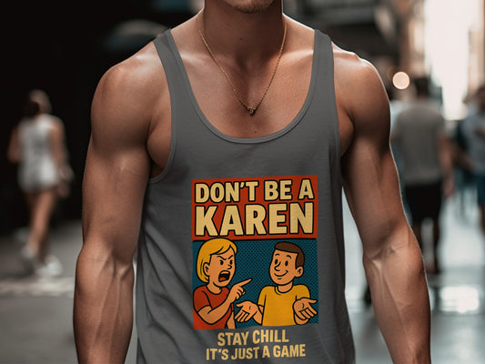 Don't Be A Karen Stay Chill It's Just A Game Tank Top product