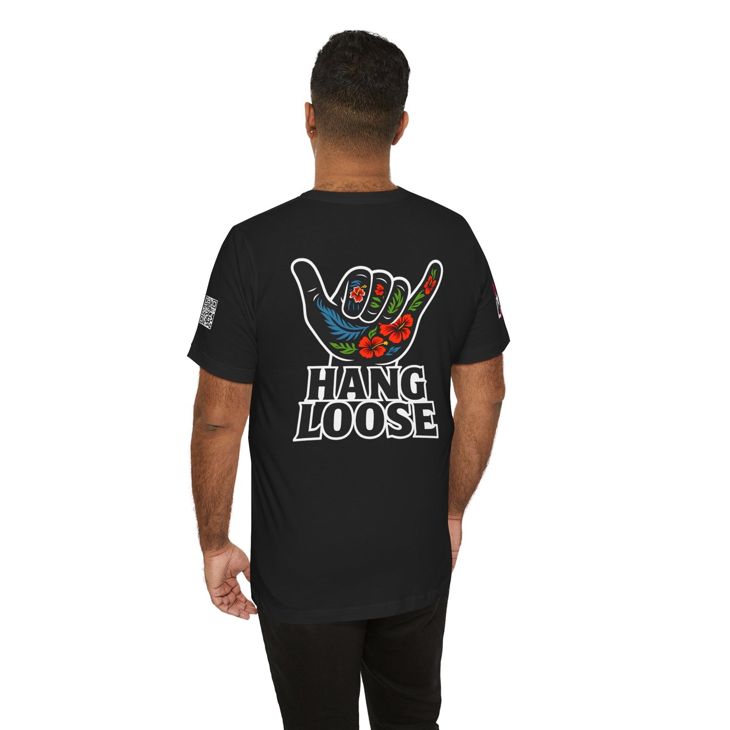 Hang Loose Graphic T-Shirt | Shaka Hand Tee | Tropical Surf Streetwear