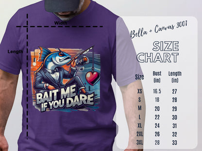 Bait Me If You Dare Graphic Tee Shirt Product