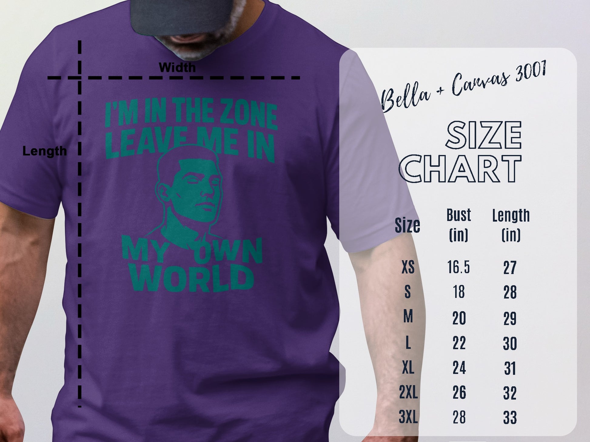 I'M IN THE ZONE LEAVE ME IN MY OWN WORLD T-Shirt product