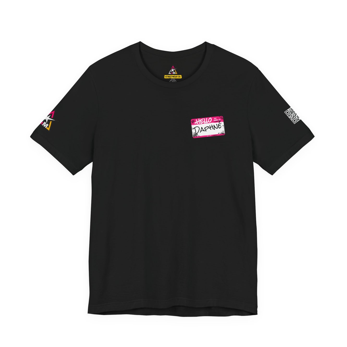 Custom Name Tag – Personalized Streetwear Graphic Tee