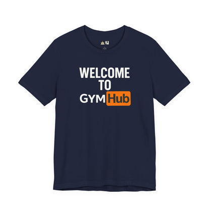 Welcome Gym Hub Obsession Tee – Unisex Streetwear Graphic Tee