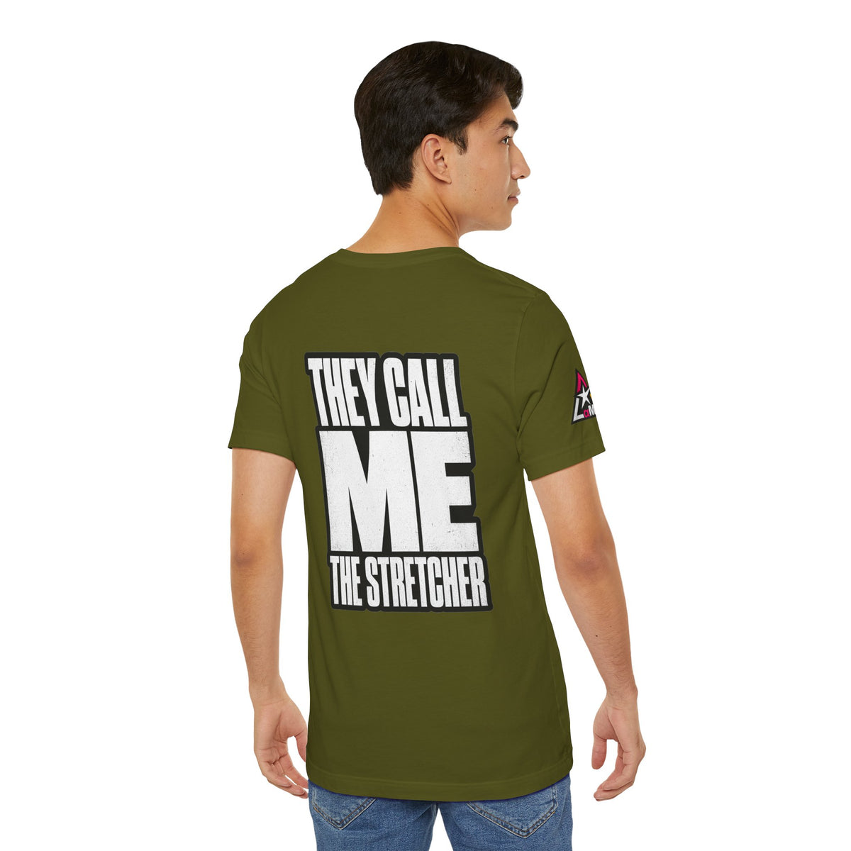 They Call Me the Stretcher Graphic T-Shirt | Funny Double Meaning Tee | Bold Streetwear Shirt