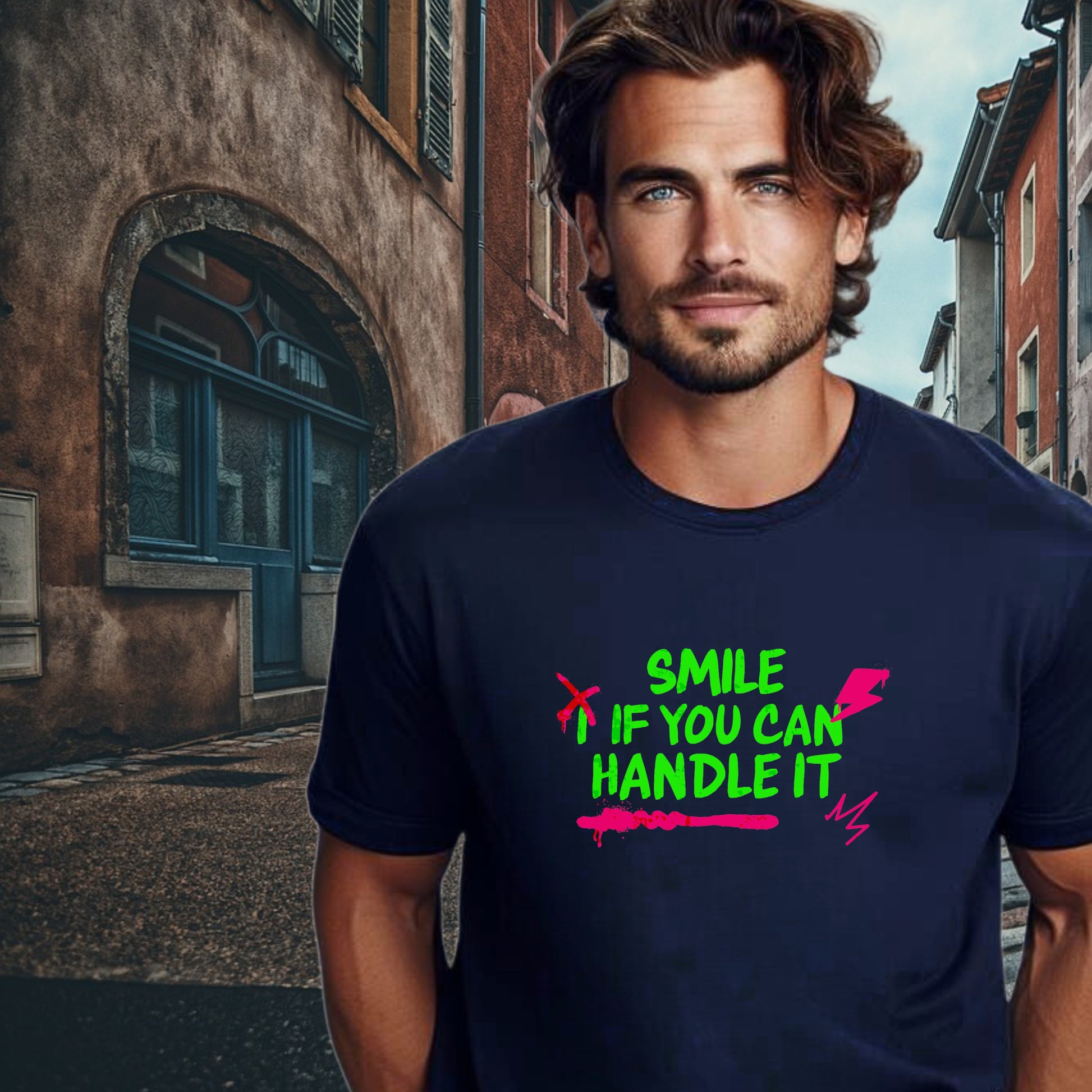 Smile If You Can Handle It Graphic Tee