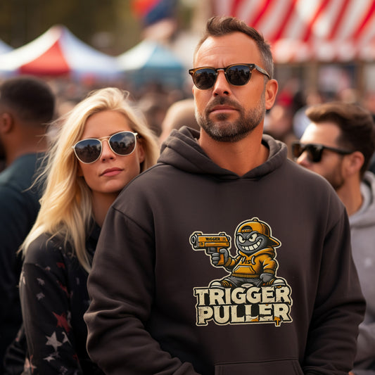 Trigger Puller Graphic Hoodie Clothing Product