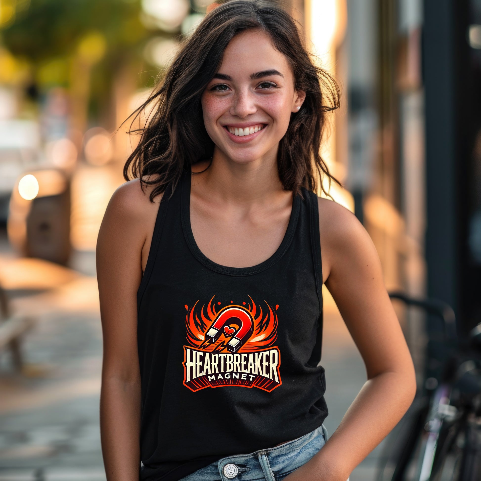 Heartbreaker Magnet Graphic Design Tank Top product