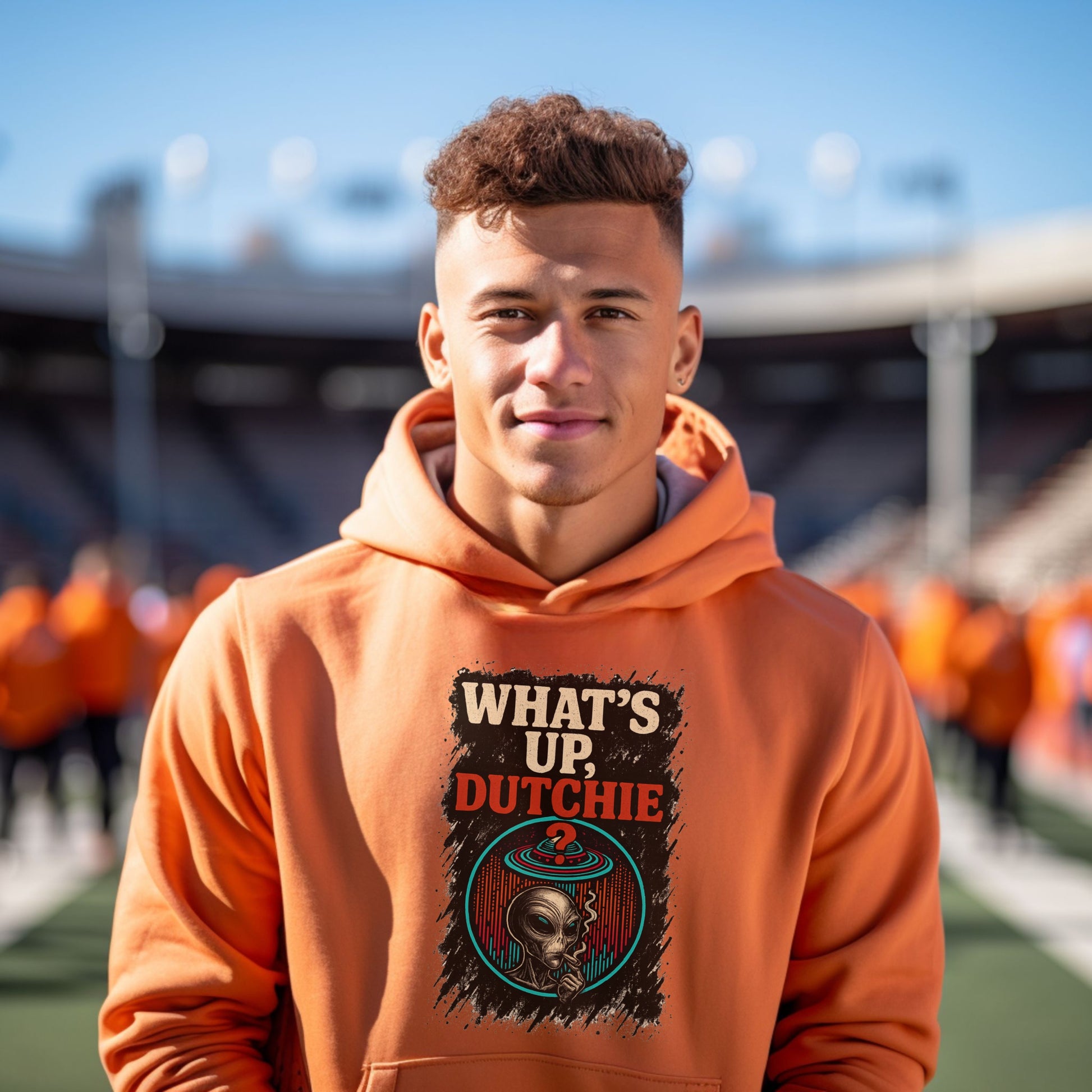 What's Up Dutchie Graphic Hoodie Casual Wear product