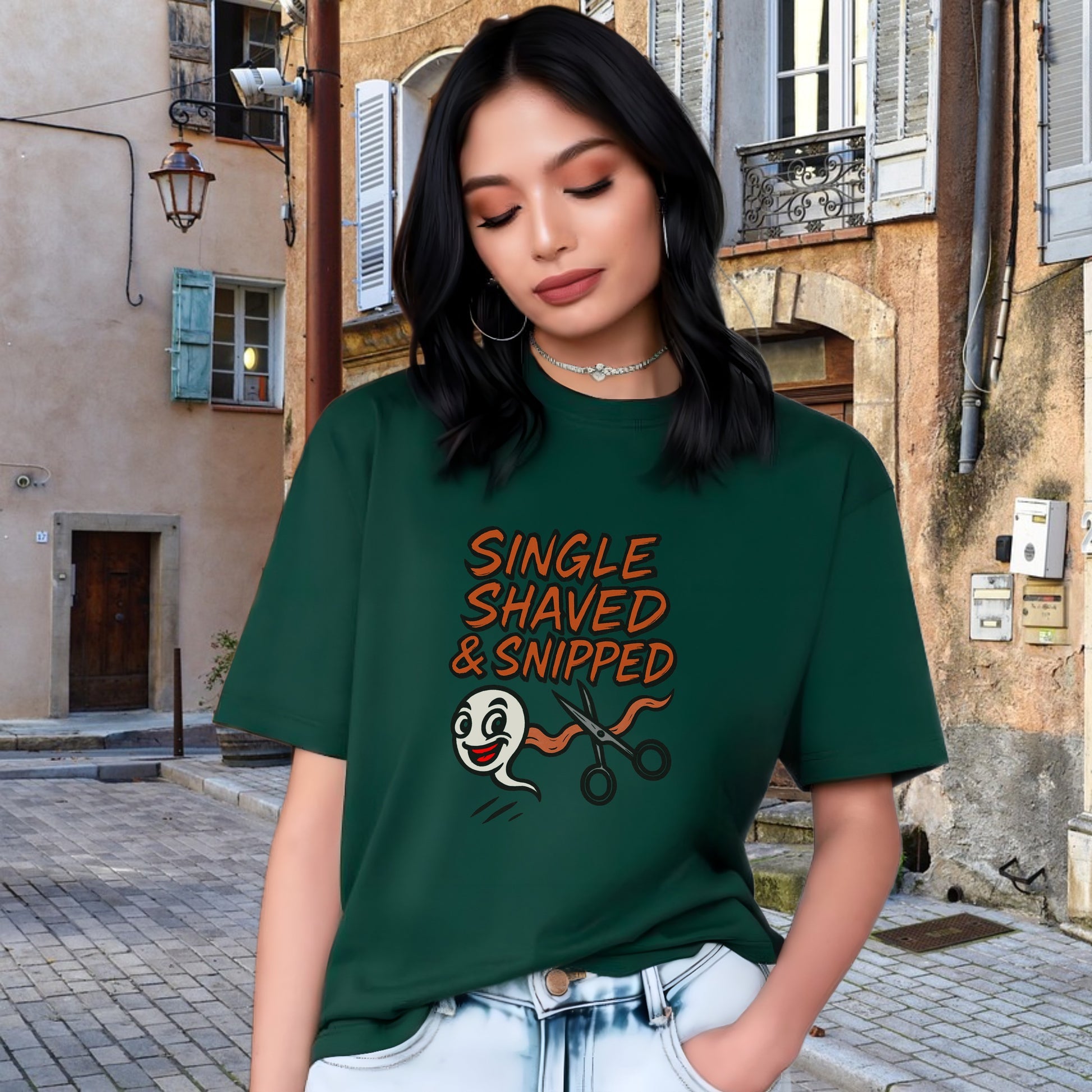 Single Shaved and Snipped T-shirt product type