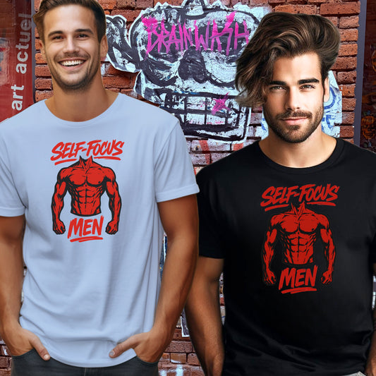 Self-Focus Men Graphic T-Shirt Classic Fit