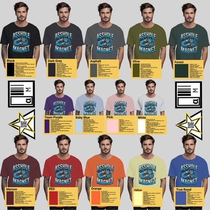 Asshole Magnet Printed Graphic T-shirt product type
