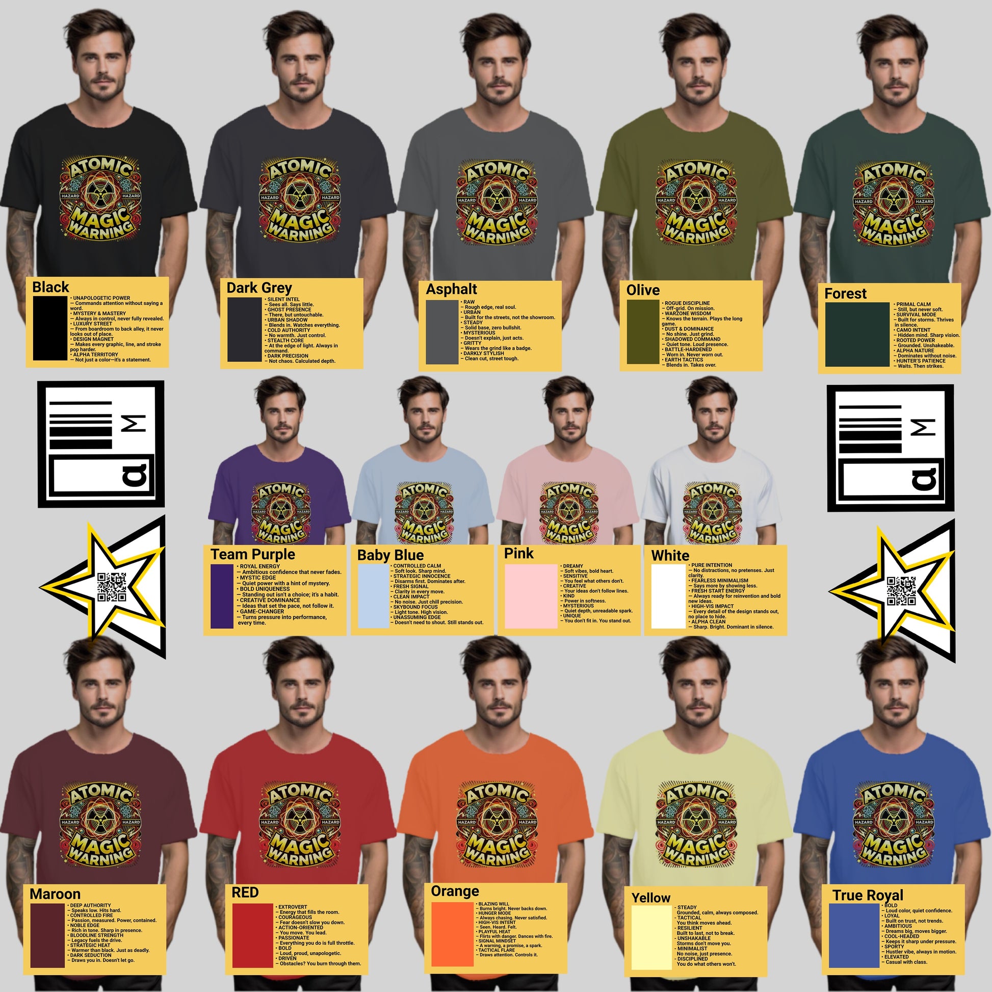 Atomic Magic Magnets Design Short Sleeve Shirt product
