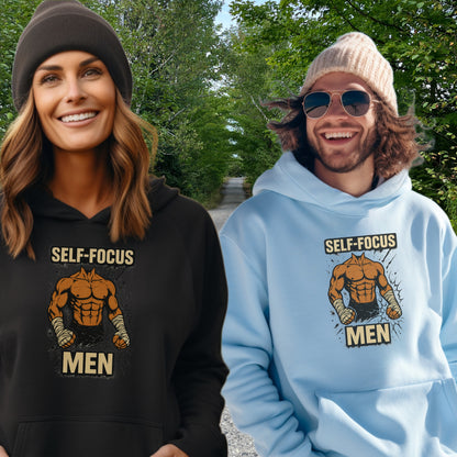 Self-Focus Men Graphic Hooded Sweatshirt Collection